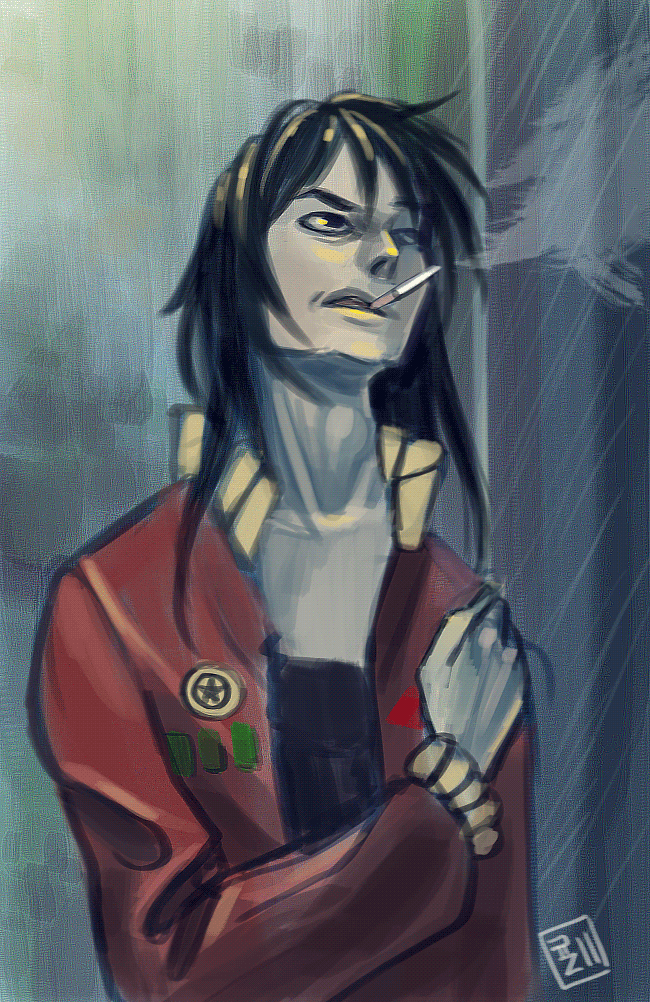 digital fanart of Kaiji, from Kaiji: Ultimate Survivor