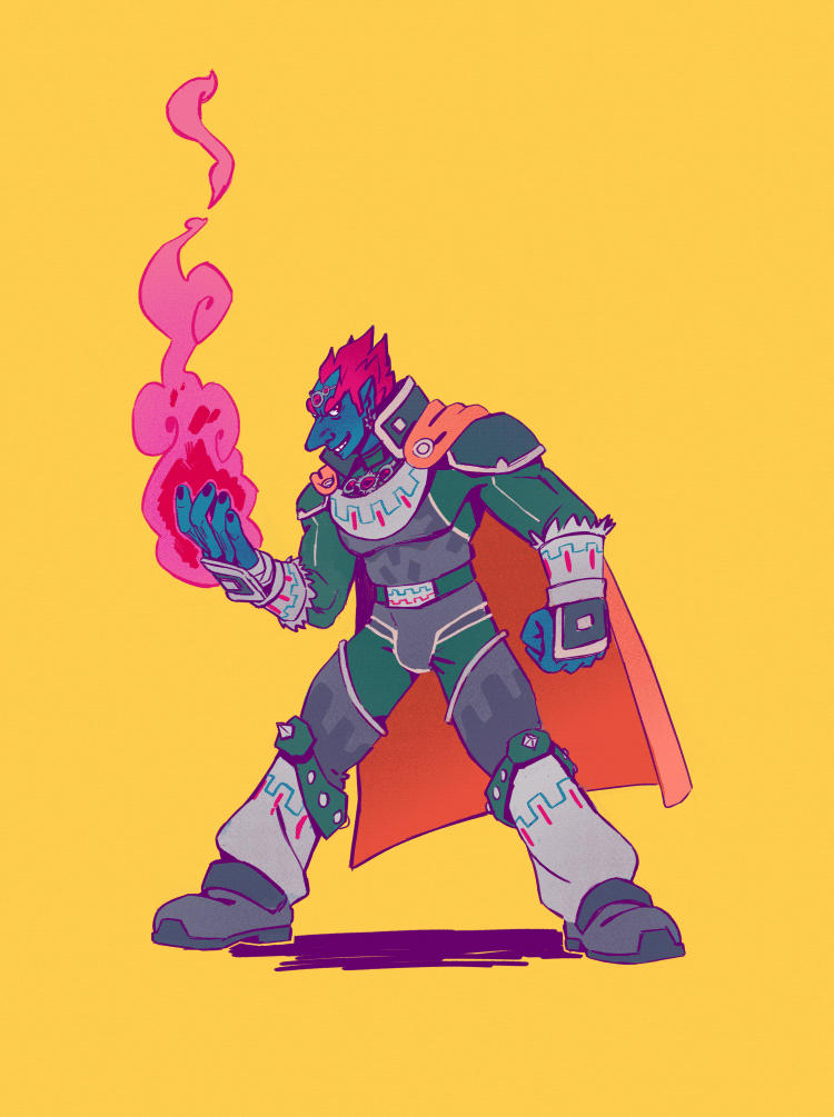 digital piece of Ganondorf, from the Legend of Zelda