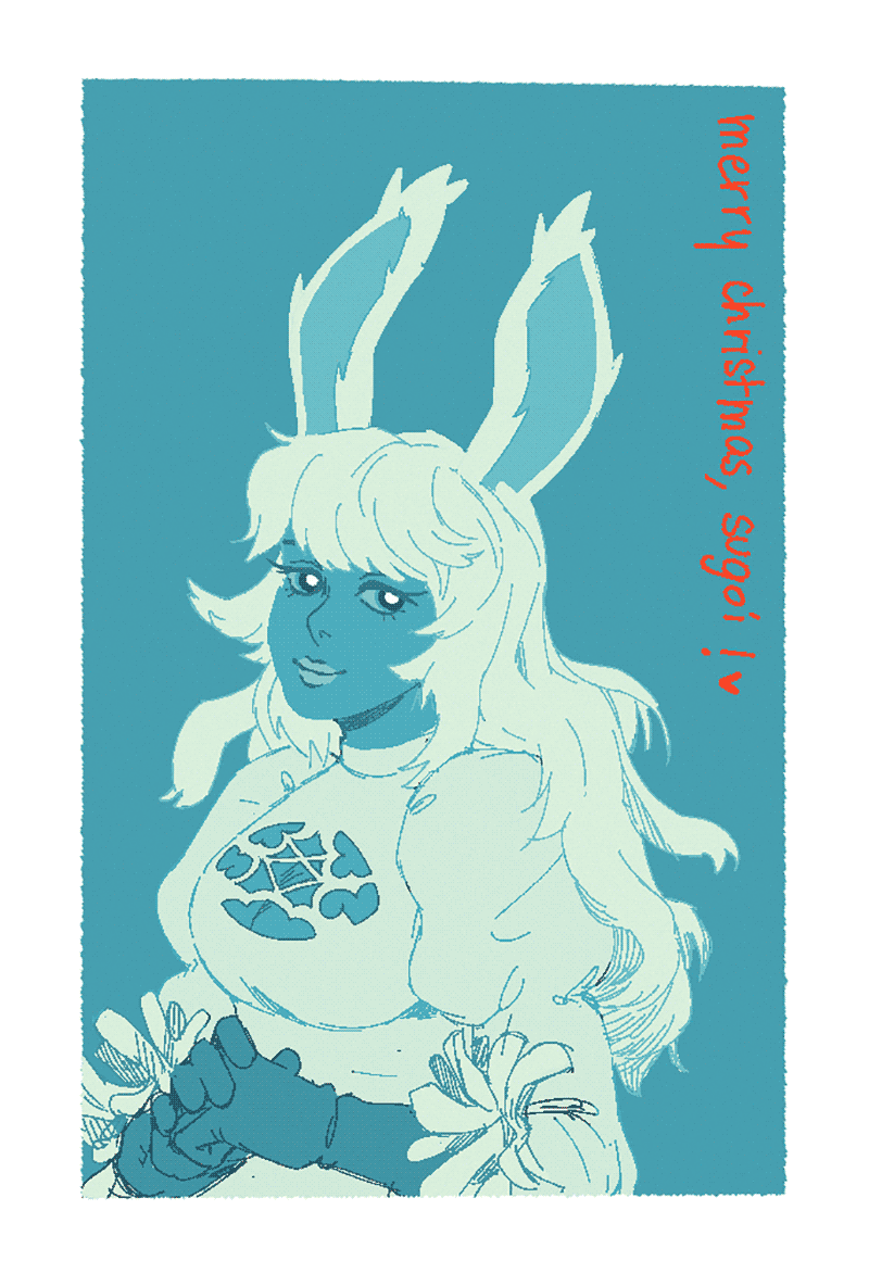 christmas card for my friend Sugoi of her viera