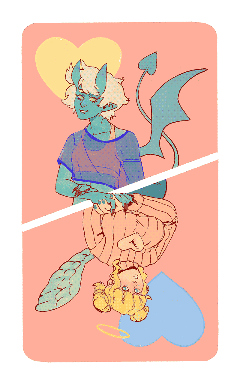 Valentine's day card for my friend Waifu