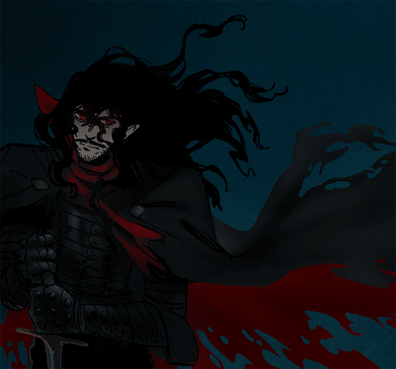 fanart of Vlad from Hellsing