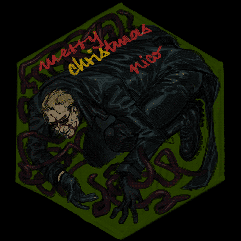 fanart of Wesker from Resident Evil