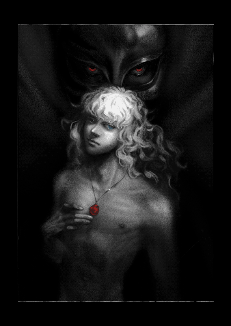 fanart of Griffith from Berserk