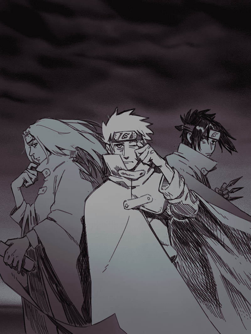 fanart of Team & from Naruto