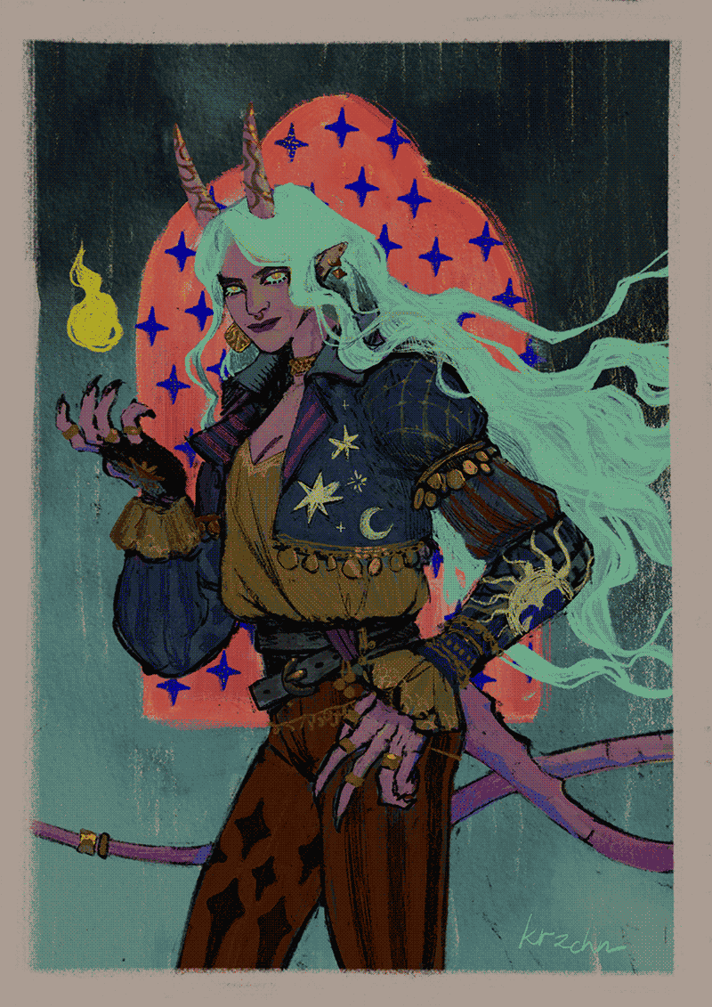 fanart of Dolly from the actual play serie Natural Six